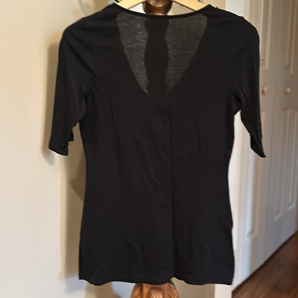 Express Dreamweight Cotton Ruffle Top - Picture 3 of 7